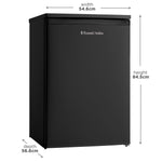 Russell Hobbs RH55UCLF4B fridge Undercounter 131 L F Black