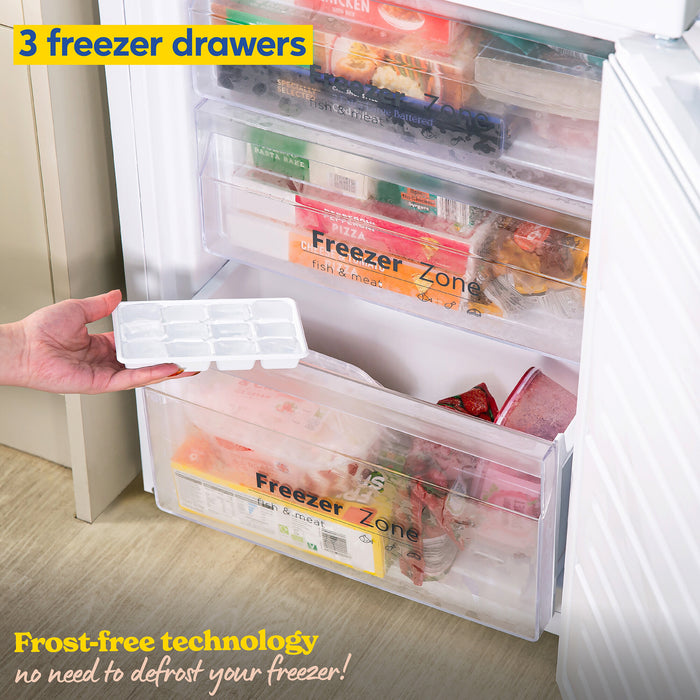 Russell Hobbs RH180FFFF551E1WWD fridge-freezer Freestanding 279 L E White