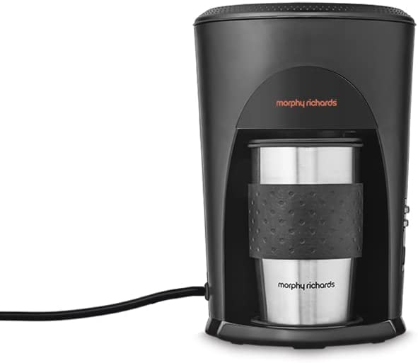 Morphy Richards 162743 Coffee On The Go 2 Mug Edition Filter Coffee Machine - Black Morphy Richards