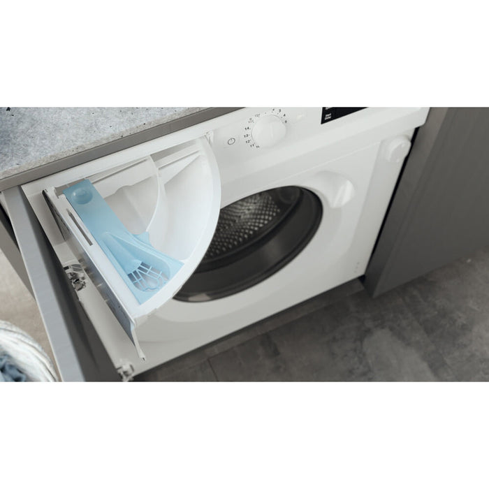 Hotpoint BI WDHG 75148 UK N washer dryer Built-in Front-load White E