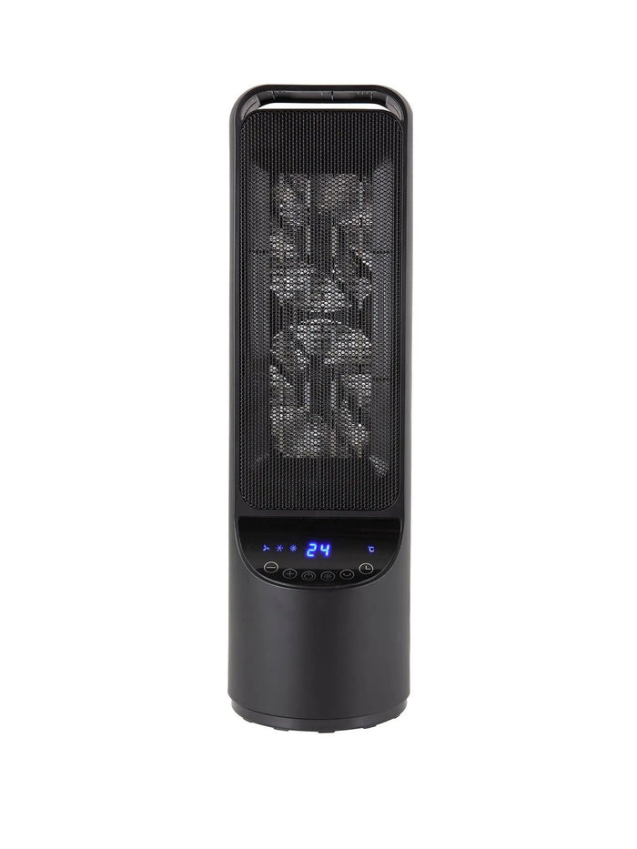 Black & Decker BXSH44007GB 2KW Digital Oscillating Ceramic Tower Heater BLACK+DECKER