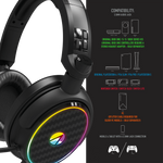 Stealth C6-100 Light Up Gaming Headset for XBOX, PS4/PS5, Switch, PC Stealth