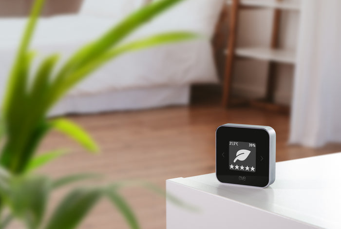Eve Room Indoor air quality sensor with Apple HomeKit technology