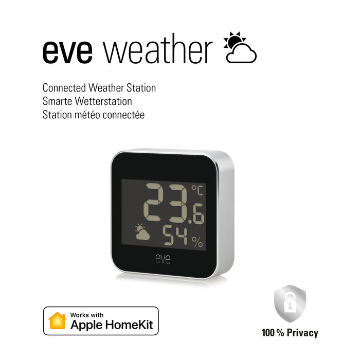 Eve Connected Weather Station with Apple HomeKit technology