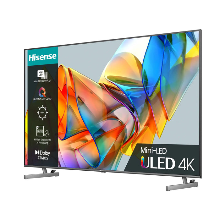 Hisense 55U6KQTUK 55 Smart 4K Ultra HD HDR Mini-LED TV with Amazon Alexa Hisense