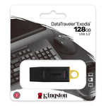 Kingston Technology DataTraveler Exodia USB flash drive 128 GB USB Type-A 3.2 Gen 1 (3.1 Gen 1) Black Kingston