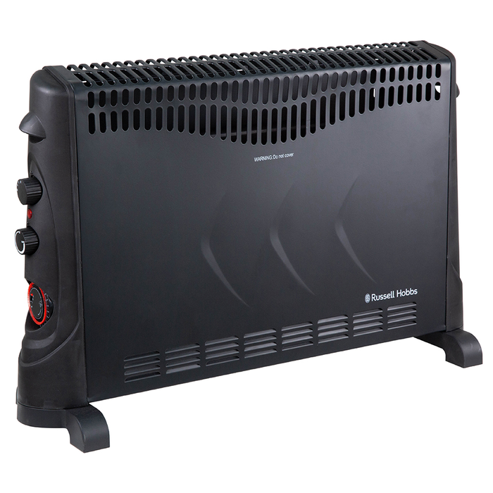 Russell Hobbs RHCVH4002B 2kW Convection Heater with Timer in Black Russell Hobbs