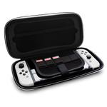 Stealth Hard-Shell Premium Travel Case for Nintendo Switch, Switch Lite & Switch OLED -  Black and White Stealth