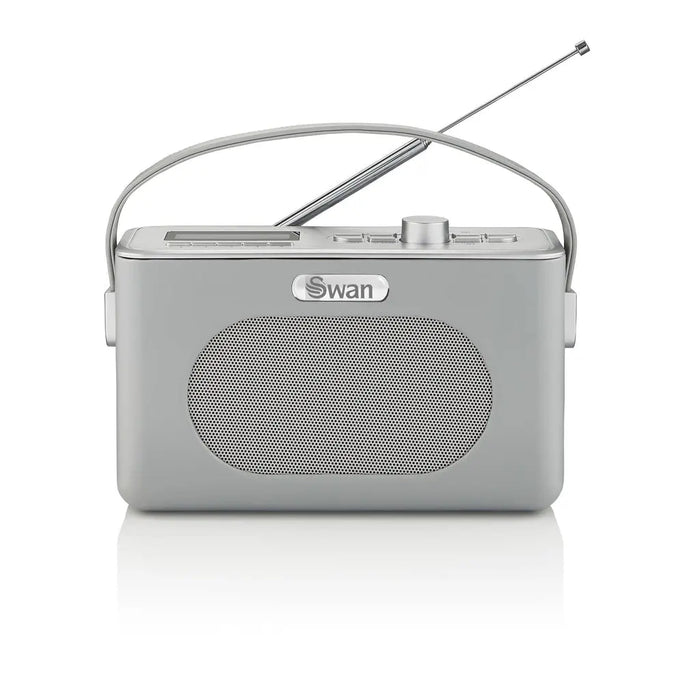 Swan Retro DAB Bluetooth Radio - Grey Swan