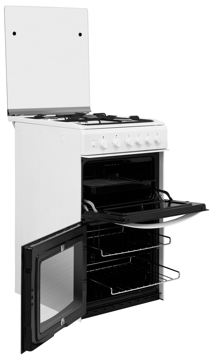 Indesit ID5G00KMW/UK /L cooker Freestanding cooker Gas White A+