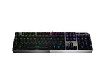 MSI VIGOR GK50 LOW PROFILE Mechanical Gaming Keyboard UK-Layout, KAILH Low-Profile Switches, Multi-Layer RGB LED Backlit, Tactile, Floating Key Design MSI