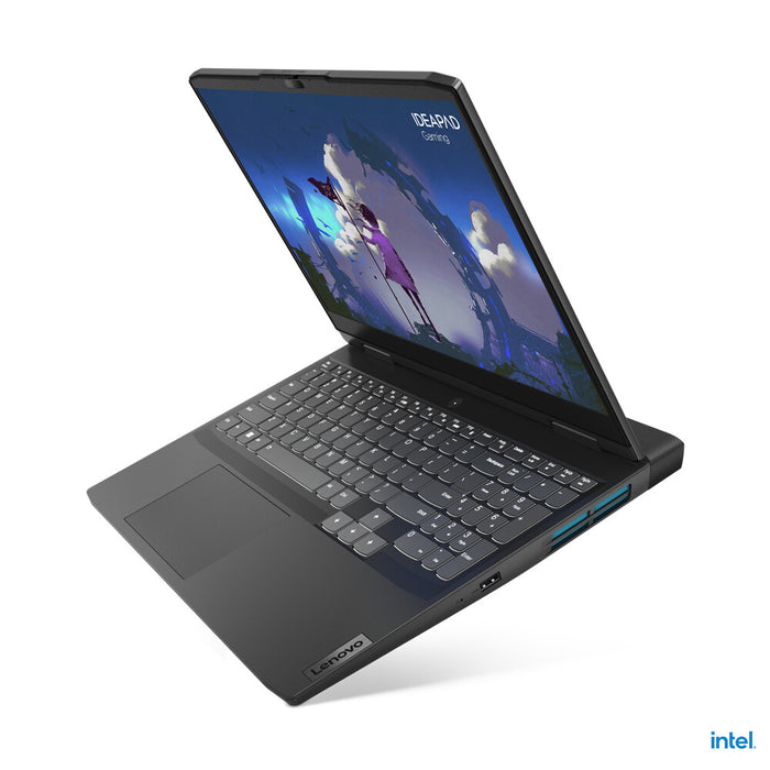 Lenovo IdeaPad Gaming 3 Laptop 39.6 cm (15.6) Full HD Intel® Core™ i5 i5-12450H 8 GB DDR4-SDRAM 512 GB SSD NVIDIA GeForce RTX 3050 Wi-Fi 6 (802.11ax) Windows 11 Home Grey