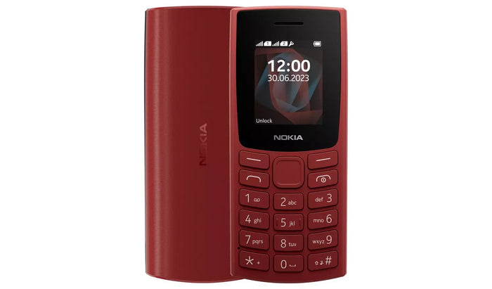 Nokia 105 4.57 cm (1.8) 78.7 g Red Feature phone Nokia