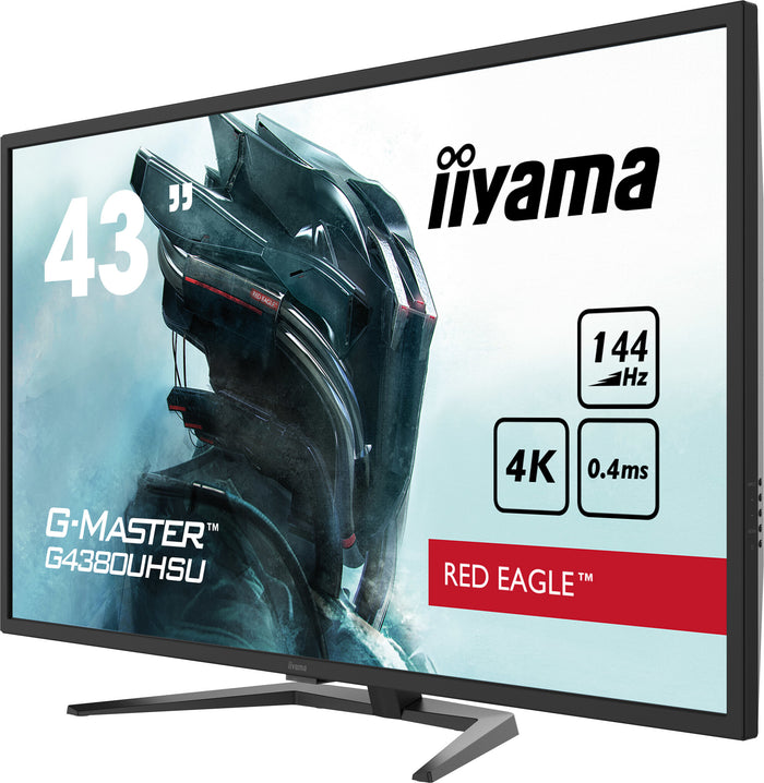 iiyama G-MASTER G4380UHSU-B1 computer monitor 108 cm (42.5) 3840 x 2160 pixels 4K Ultra HD LED Black