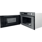 Hotpoint MN 314 IX H microwave Built-in Combination microwave 22 L 750 W Black, Stainless steel