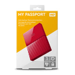 Western Digital My Passport external hard drive 3 TB Red Canon