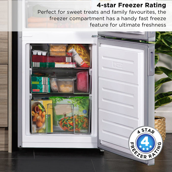 Russell Hobbs RH50FF145S fridge-freezer Freestanding 173 L F Silver
