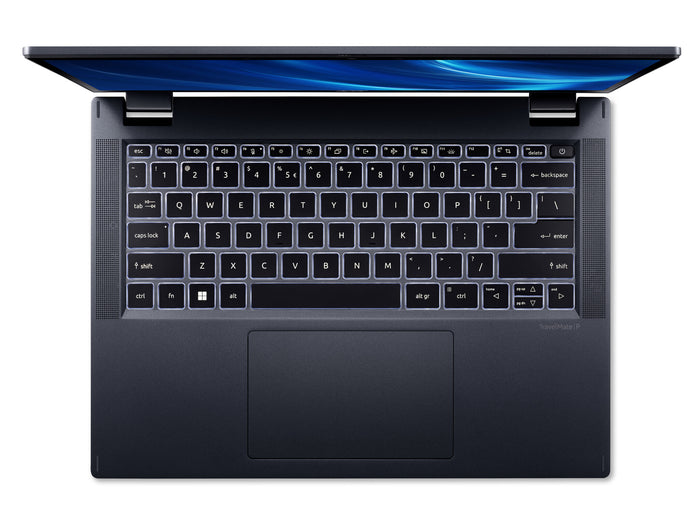 Acer TravelMate TMP4 14 Laptop - Intel® Core™ i7 1260P - 16GB RAM - 512GB SSD  -Windows 11 Pro - Touchscreen - Blue