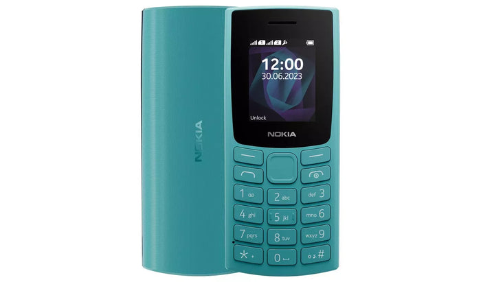 Nokia 105 4.57 cm (1.8) 78.7 g Cyan Feature phone Nokia