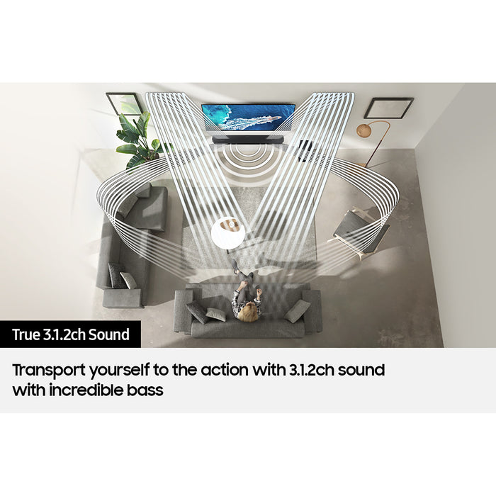 Samsung HW-Q600B/XU soundbar speaker Black 3.1.2 channels 320 W Samsung