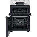 Hotpoint HDM67G9C2CW/UK cooker Freestanding cooker Electric Gas Black A