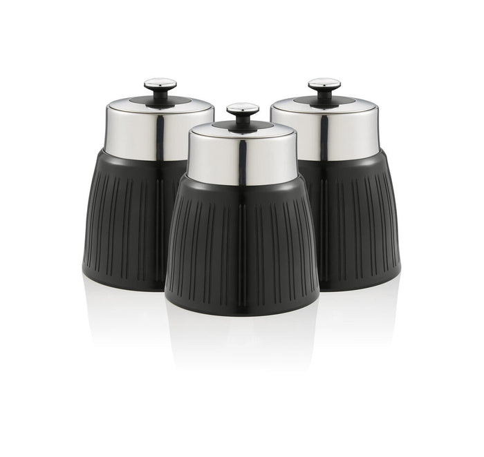 Swan Set of 3 Canisters Swan