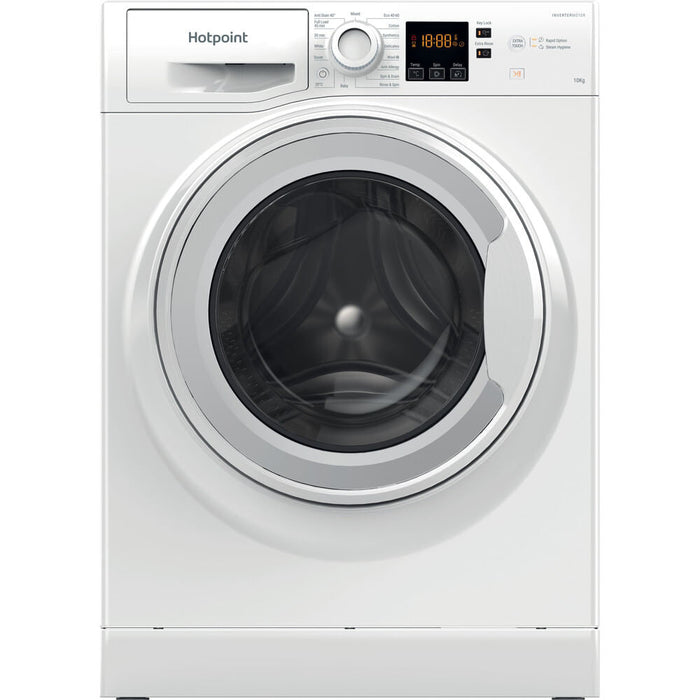 Hotpoint NSWM1045CWUKN washing machine Front-load 10 kg 1400 RPM White