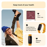 Fitbit Inspire 3 Fitness Tracker - Black/Morning Glow Fitbit