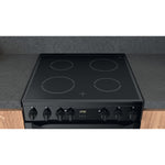 Hotpoint HDM67V9CMB/UK cooker Freestanding cooker Electric Ceramic Black A
