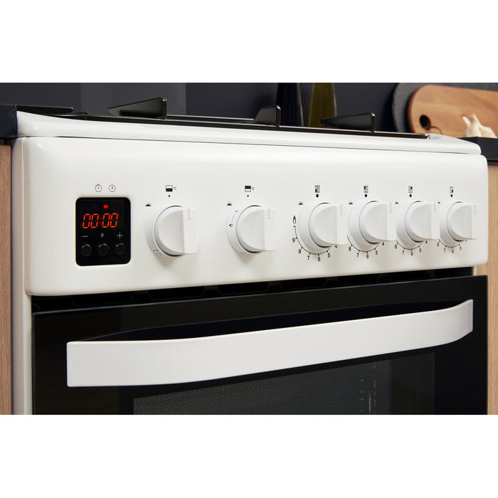Hotpoint HD5G00CCW/UK cooker Freestanding cooker Gas White A+