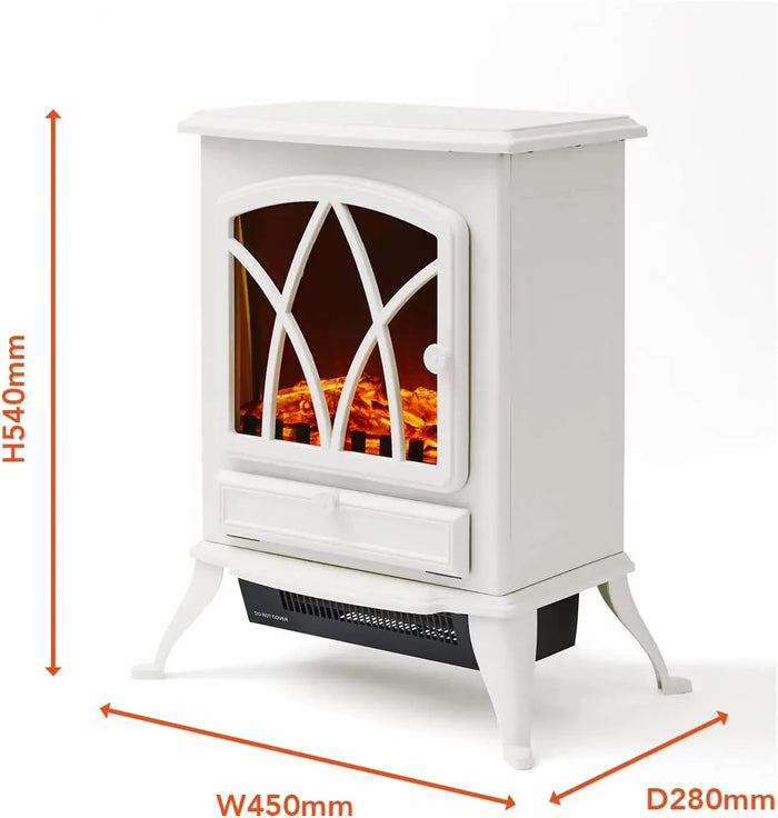 Warmlite WL46018W 2KW Electric Fireplace Heater Warmlite