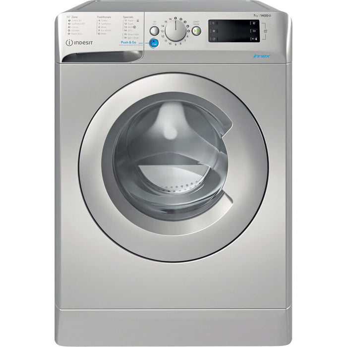 Indesit BWE 71452 S UK N washing machine Front-load 7 kg 1400 RPM Silver