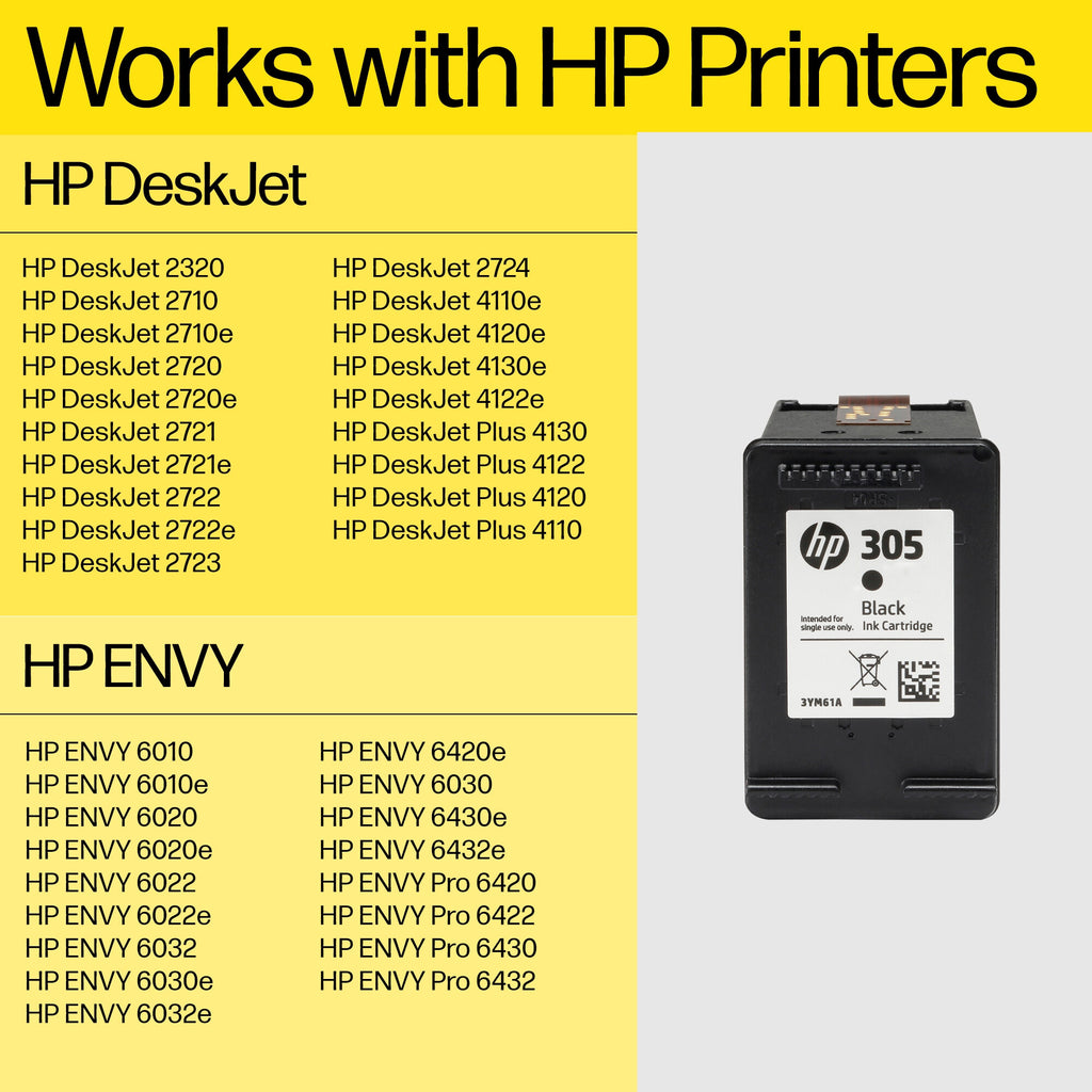 HP DeskJet 2720e Ink Cartridges