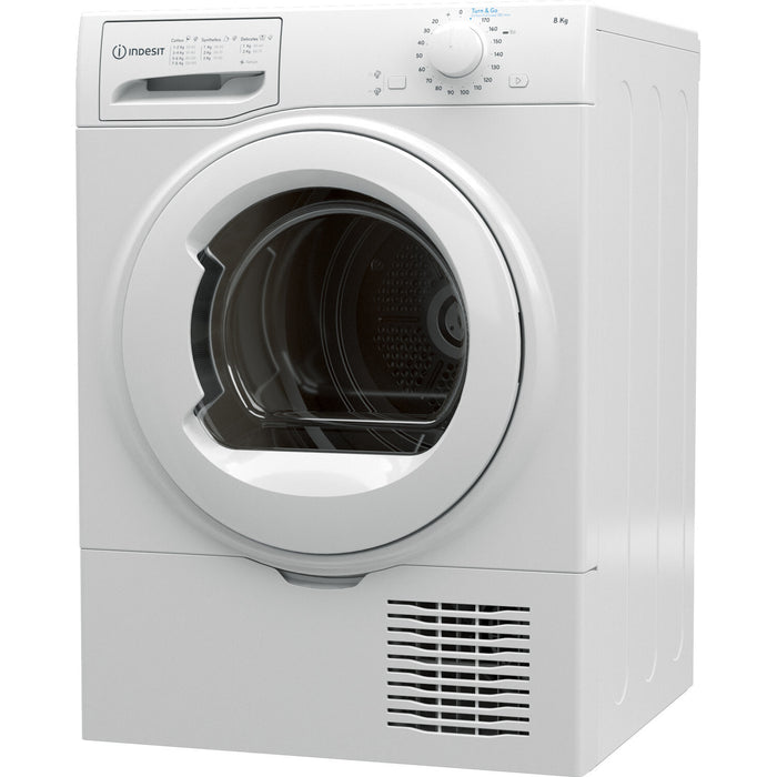 Indesit I2 D81W UK 8KG Condenser Tumble Dryer- B Rated