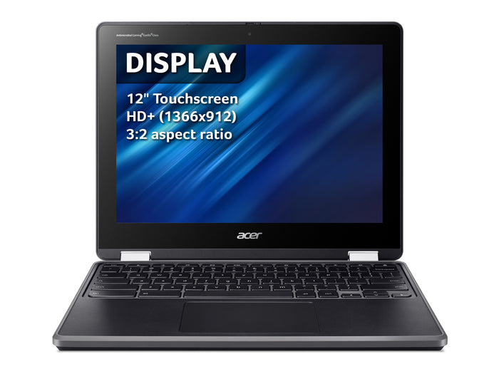 Acer Chromebook Spin 512 R853TA 30.5 cm (12) Touchscreen,1366 x 912, Intel Celeron N4500, 8GB Total RAM, 64GB eMMc