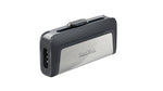 SanDisk Ultra Dual Drive USB Type-C USB flash drive 128 GB USB Type-A / USB Type-C 3.2 Gen 1 (3.1 Gen 1) Black, Silver SanDisk