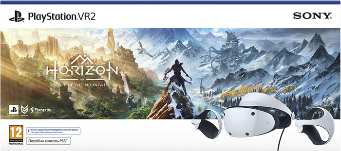 Sony PlayStation VR2 Gaming Headset & Horizon Call of the Mountain Bundle