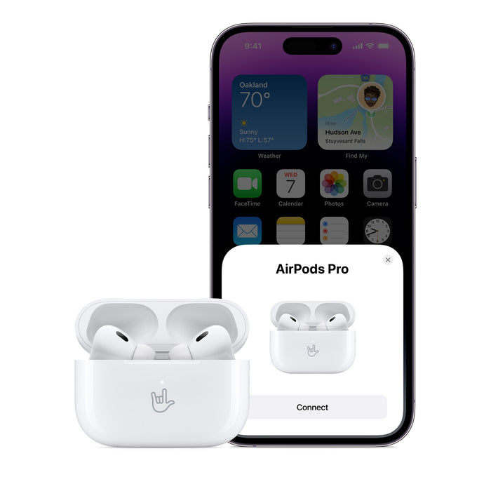 Apple AirPods Pro (2nd generation) Headphones Wireless In-ear Calls/Music Bluetooth White Apple