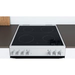 Indesit ID67V9KMW/UK cooker Freestanding cooker Electric Ceramic White A