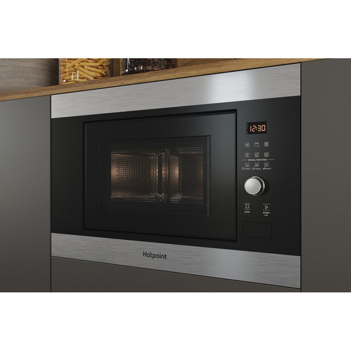 Hotpoint MF20GIXH microwave Built-in Combination microwave 20 L 800 W Black, Silver