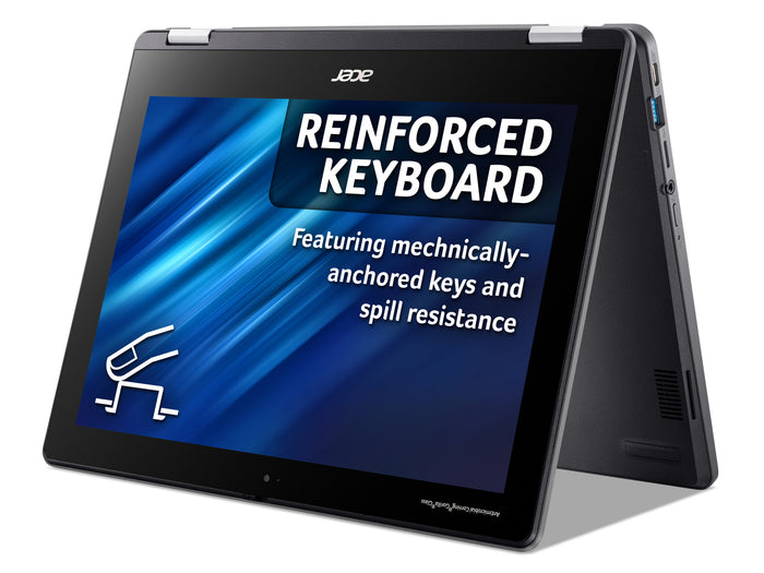 Acer Chromebook Spin 512 R853TA 30.5 cm (12) Touchscreen,1366 x 912, Intel Celeron N4500, 8GB Total RAM, 64GB eMMc Acer