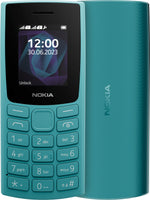 Nokia 105 4.57 cm (1.8) 78.7 g Cyan Feature phone