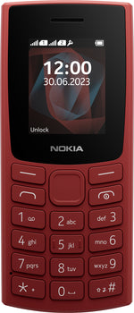 Nokia 105 4.57 cm (1.8) 78.7 g Red Feature phone