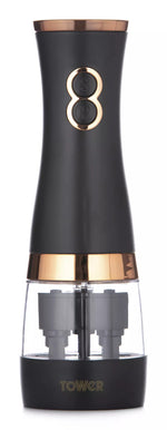 Tower Cavaletto Duo Salt and Pepper Mill - Black