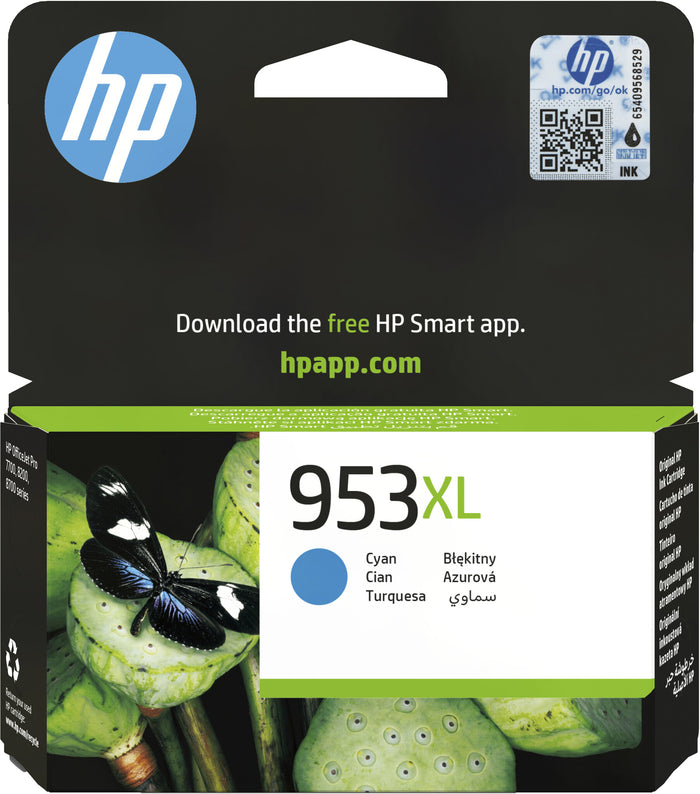 HP 953XL High Yield Cyan Original Ink Cartridge