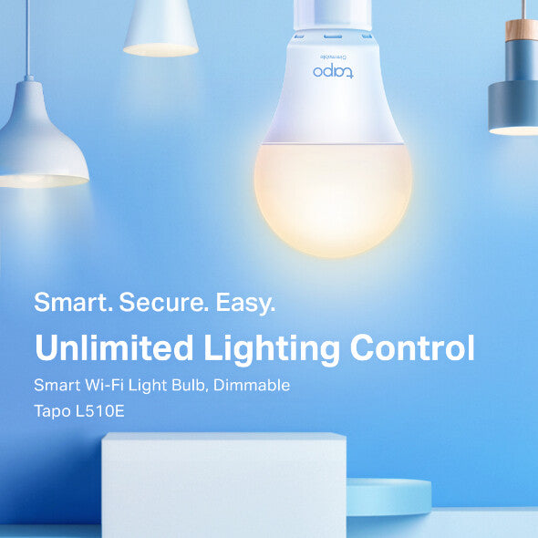 TP-Link Tapo Smart Wi-Fi Light Bulb, Dimmable