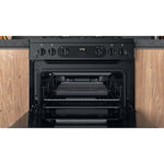 Hotpoint Ariston HDM67G0CCB/UK Freestanding cooker Gas Black A