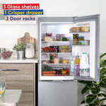 Russell Hobbs RH145FF501E1S fridge-freezer Freestanding 174 L E Silver