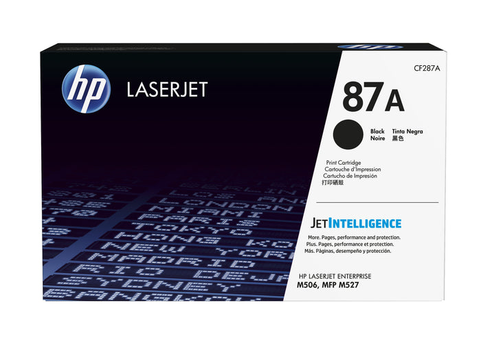 HP 87A Black Original LaserJet Toner Cartridge