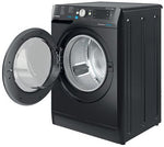 Indesit BDE 86436X B UK N washer dryer Freestanding Front-load Black D